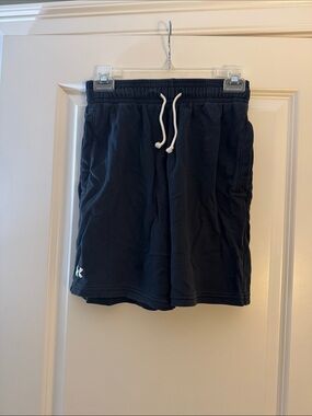 Under Armour Black Men's Training Shorts with White Drawstring